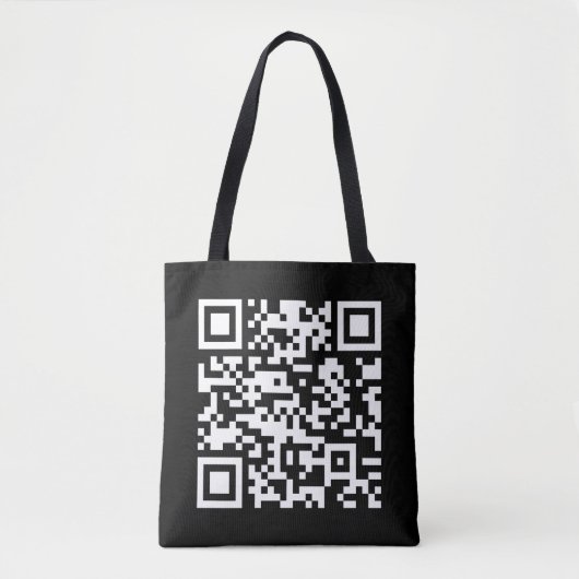 Direct Creëer QR-code (door uw URL in te voeren) Tote Bag (Voorkant)