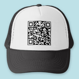 Direct Creëer QR-code (door uw URL in te voeren) Trucker Pet