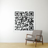 Direct Creëer QR-code (door uw URL in te voeren) Wandkleed (In Situ (horizontaal))