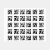 Direct Creëer QR-code | Waterdichte kleding Labels (Vel)