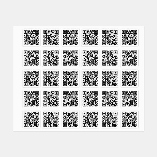 Direct Creëer QR-code | Waterdichte kleding Labels (Vel)