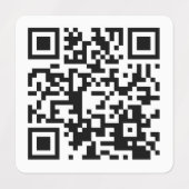Direct Creëer QR-code | Waterdichte kleding Labels (Design 1)