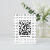 Direct Creëer scanbare QR-code en Logo-patroon Briefkaart (Staand voorkant)
