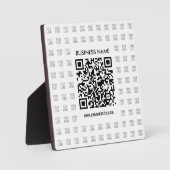 Direct Creëer scanbare QR-code en Logo-patroon Fotoplaat (Voorkant)