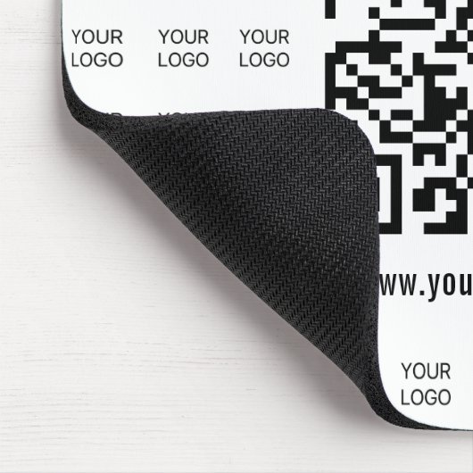 Direct Creëer scanbare QR-code en Logo-patroon Muismat (Hoek)