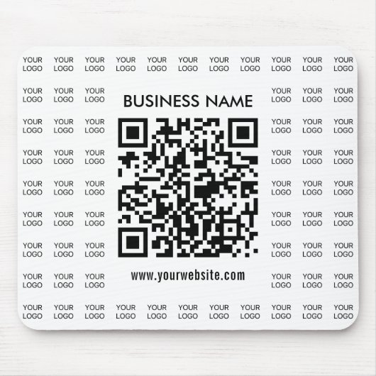 Direct Creëer scanbare QR-code en Logo-patroon Muismat (Voorkant)