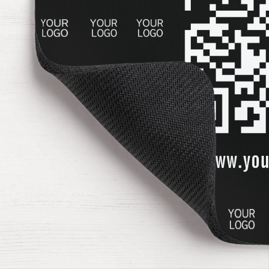 Direct Creëer scanbare QR-code en Logo-patroon Muismat (Hoek)