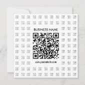 Direct Creëer scanbare QR-code en Logo-patroon Notitiekaartje (Voorkant)