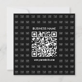 Direct Creëer scanbare QR-code en Logo-patroon Notitiekaartje (Voorkant)