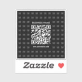 Direct Creëer scanbare QR-code en Logo-patroon Sticker (Vel)