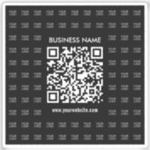 Direct Creëer scanbare QR-code en Logo-patroon Sticker (Voorkant)