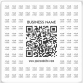 Direct Creëer scanbare QR-code en Logo-patroon Sticker (Voorkant)