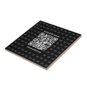 Direct Creëer scanbare QR-code en Logo-patroon Tegeltje (Zijkant)