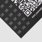 Direct Creëer scanbare QR-code en Logo-patroon Tissuepapier (Detail)