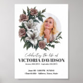 Direct Download Bloem Frame Rouwkaart Facebook Ber Poster (Voorkant)