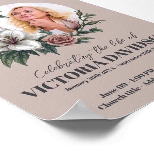 Direct Download Bloem Frame Uitvaart Media Poster (Hoek)