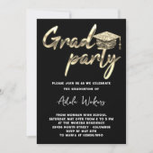 Direct Download Graduparty Afstudeerder Cup Gold Kaart (Voorkant)