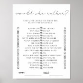 Direct downloaden Vrijgezellenfeest spel Poster (Voorkant)