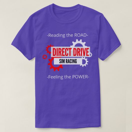 DIRECT DRIVE SIM RACING SIMRACING T-SHIRT (Design voorkant)