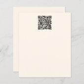 Direct een QR-code Creëer | Bewerkbaar op wit (Voorkant / Achterkant)