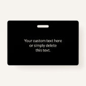 Direct een QR-code Creëer | Bewerkbaar op wit Badge (Achterkant)