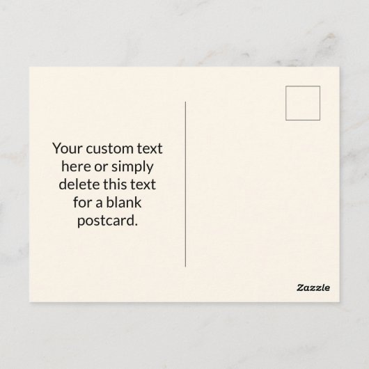 Direct een QR-code Creëer | Bewerkbaar op wit Briefkaart (Achterkant)