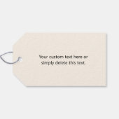 Direct een QR-code Creëer | Bewerkbaar op wit Cadeaulabel (Achterkant Horizontaal)