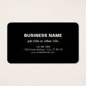 Direct een QR-code Creëer | Bewerkbaar op wit Visitekaartje (Achterkant)