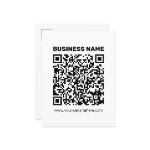 Direct een QR-code Creëer voor elk websiteadres Briefkaart