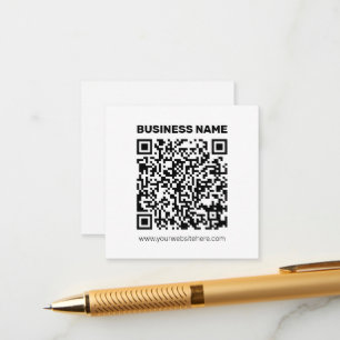 Direct een QR-code Creëer voor elk websiteadres Informatiekaartje