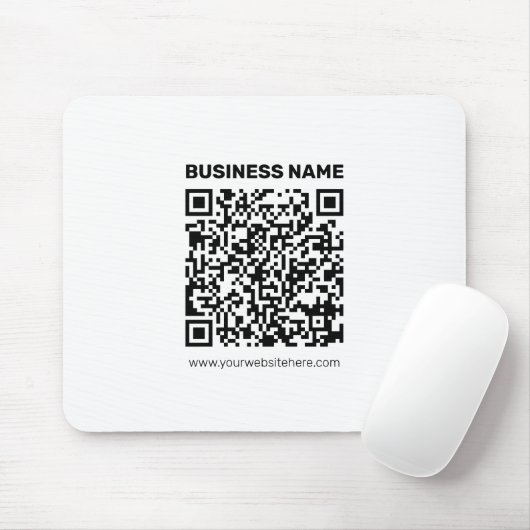 Direct een QR-code Creëer voor elk websiteadres Muismat (Met muis)