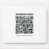 Direct een QR-code Creëer voor elk websiteadres Muismat (Voorkant)