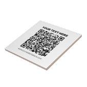 Direct een QR-code Creëer voor elk websiteadres Tegeltje (Zijkant)
