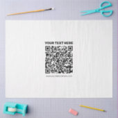 Direct een QR-code Creëer voor elk websiteadres Tissuepapier (Craft)