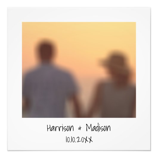 Direct foto namen aangepaste casual foto's herstel foto afdruk (Voorkant)