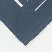 Direct fotocollage bewerkbare achtergrondkleur fleece deken (Hoek)