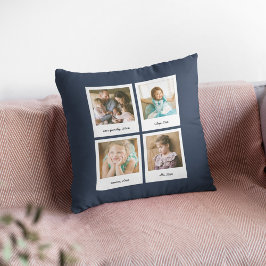 Direct fotocollage bewerkbare achtergrondkleur kussen