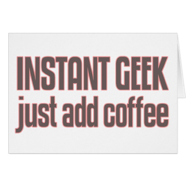 Direct Geek gewoon koffie toevoegen (Voorkant Horizontaal)