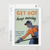 Direct geleverd briefkaart (Voorkant / Achterkant)