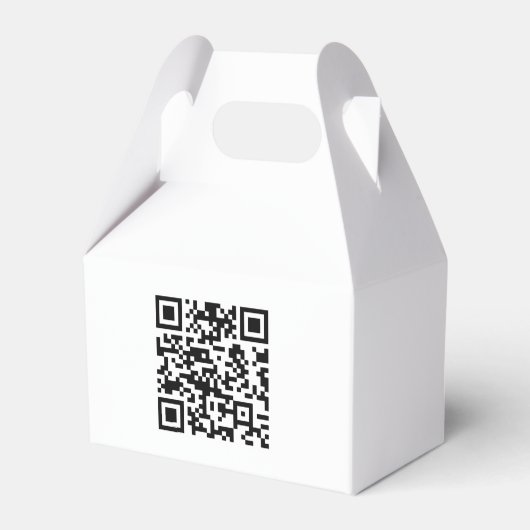 Direct Gemaakte QR-code (door uw URL in te voeren) Bedankdoosjes (Achterkant)