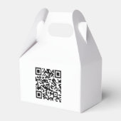 Direct Gemaakte QR-code (door uw URL in te voeren) Bedankdoosjes (Voorkant Zijde)