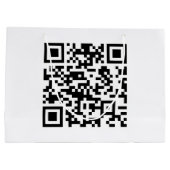 Direct Gemaakte QR-code (door uw URL in te voeren) Groot Cadeauzakje (Achterkant)