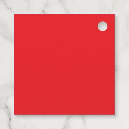 Direct je eigen QR-code Creëer | Bewerkbaar rood Bedankjes Labels (Achterkant)