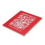 Direct je eigen QR-code Creëer | Bewerkbaar rood Tegeltje<br><div class="desc">Voeg de URL van uw website toe om onmiddellijk een QR-code te creëer. Scan met de camera om de resultaten te testen.</div>