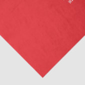 Direct je eigen QR-code Creëer | Bewerkbaar rood Tissuepapier (Detail)