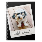 Direct Lijst - Aangepaste foto zwart Notitieboek (Voorkant)