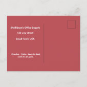 Direct Mail Going Out of Business Sale Adverteren Briefkaart (Achterkant)