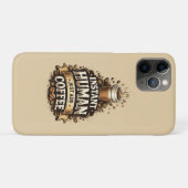Direct Menselijk, Alleen Koffie Toevoegen – Grappi Case-Mate iPhone Case (Achterkant (horizontaal))