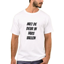 Direct naar het punt in de Nederlandse T-shirt