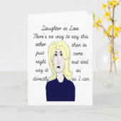 Direct naar verjaardagskaart voor schoondochter.. kaart (Gele Bloem)